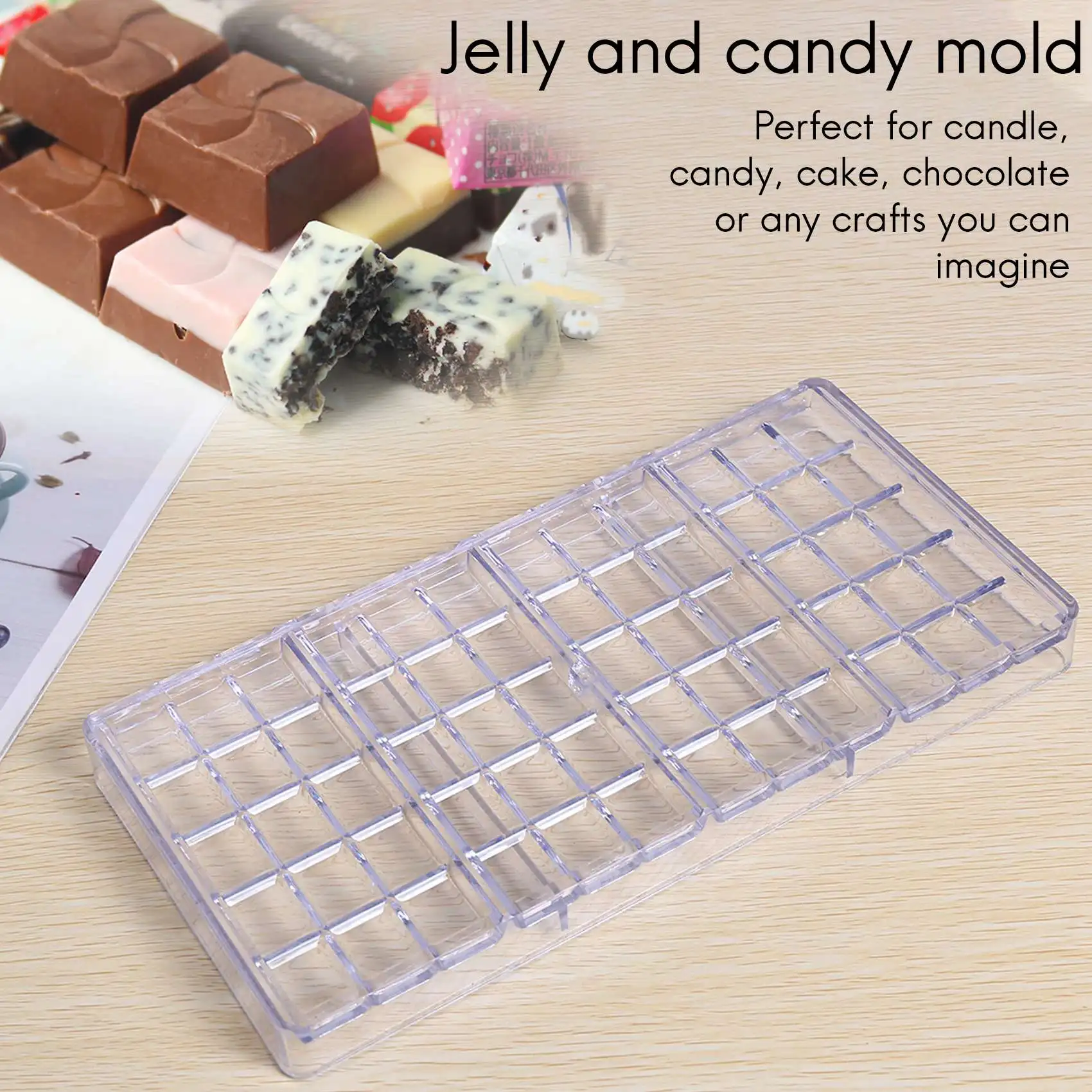 Chocolate Bar Maker Candy Mould Break Apart Bar Chocolate Mold Chocolate Diy Pastry Tools