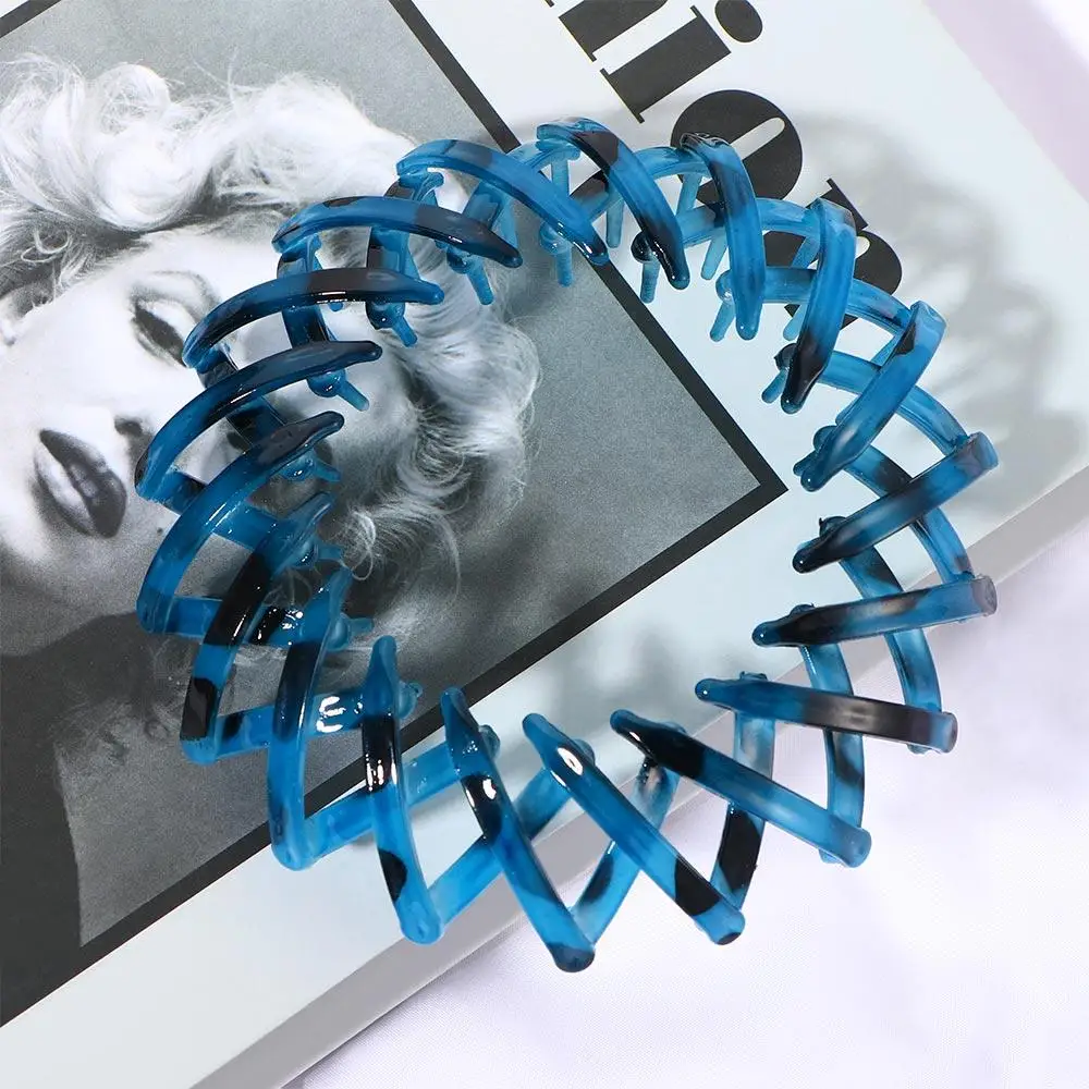 Hair Accessories Girls Women Vintage Stretch Temperament Hair Ring Hair Claw Ponytail Buckle Bird's Nest Bun Maker