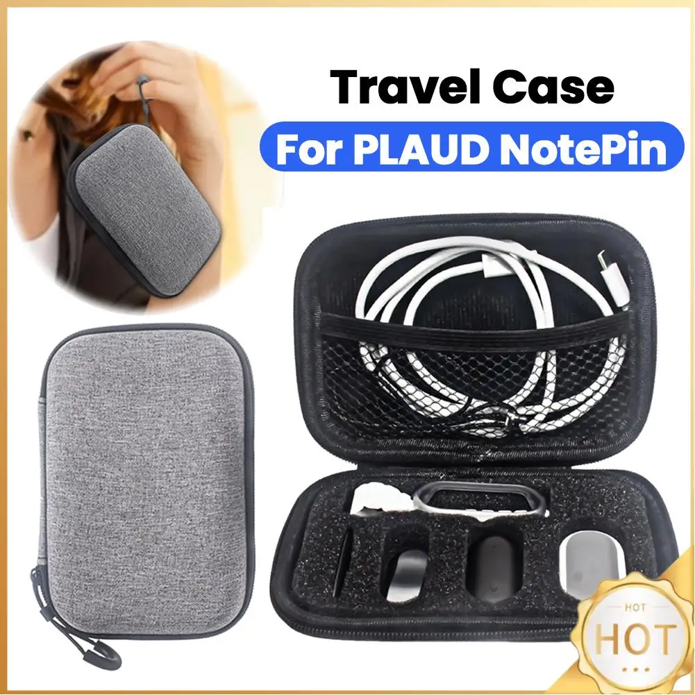 Portable Storage Bag AI Voice Recorder Carrying Case Protective Organizer for NotePin Voice Recorder Accessories
