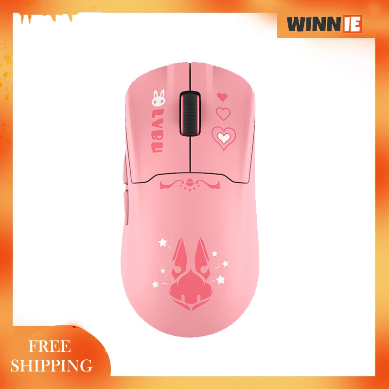 Valkyrie M1 Mouse Three Mode 2.4g Wireless Paw3395 With 4k Wireless Charging Dock E-sports Gaming Mouse For Win/mac/linux Mouse