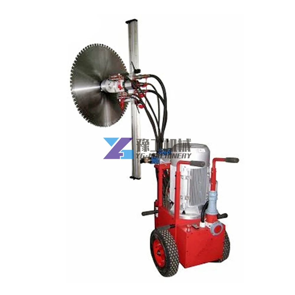 Automatic Hydraulic Concrete Wall Saw Cutting Machine Brick Wall Groove Cutter with Cutting Tools