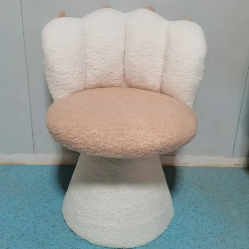 Modern household small apartment bedroom cloakroom girls dressing table dressing stool