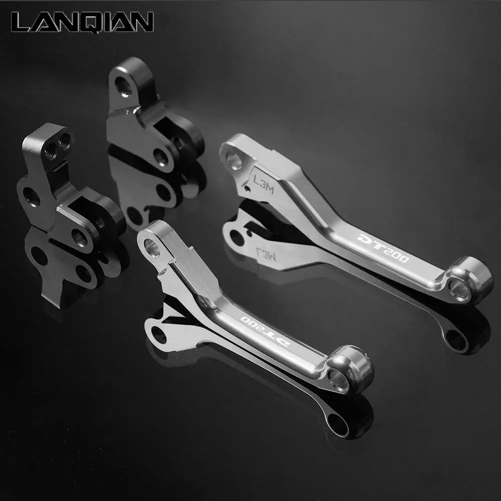 For Yamaha DT200 Dirt Bike Pivot Lever Motorcycle Aluminum Brake Clutch Lever DT 200 1988 1989 1990 1991 1992 1993 1994 Parts