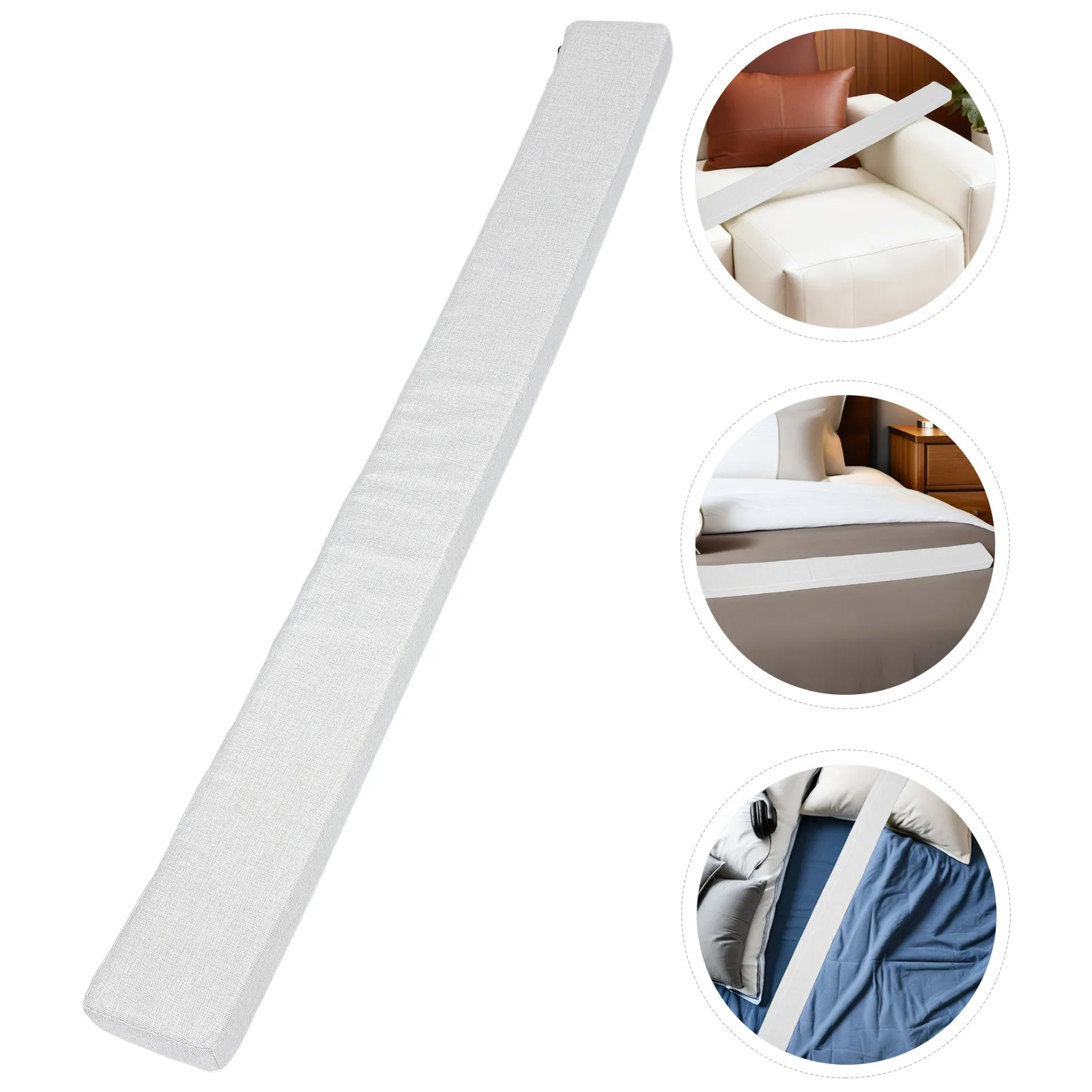 Bed Crack Filler High-Density Sponge Mattress Removable Cover Wall Pillow Headboard Space Filler