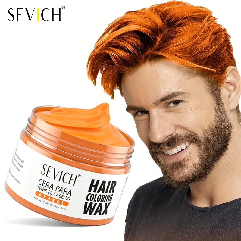 Independence Day DIY Hair Dyed Mud Hair Colour Wax Easy To Wash Coloring Cream One-time Hairs Beard and Eyebrows Colour Product