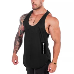 Mens Bodybuilding Clothing Summer Gym Tank Top Men Fitness Workout Singlets Quick Dry Mesh Breathable Sports Sleeveless Shirts