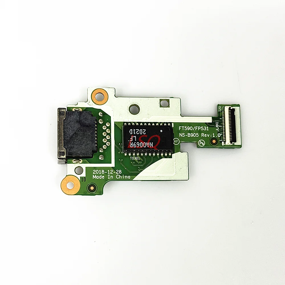 Genuine FOR Lenovo T590 P53S T15 P15S WLAN ETHERNET BOARD W CABLE NS-B905 01YT388