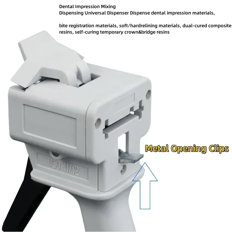 50ml 75ml AB Glue Gun Epoxy Glue Gun, Impression Mixing Dispensing Gun, Suitable for 4:1/10:1AB Double Cartridges