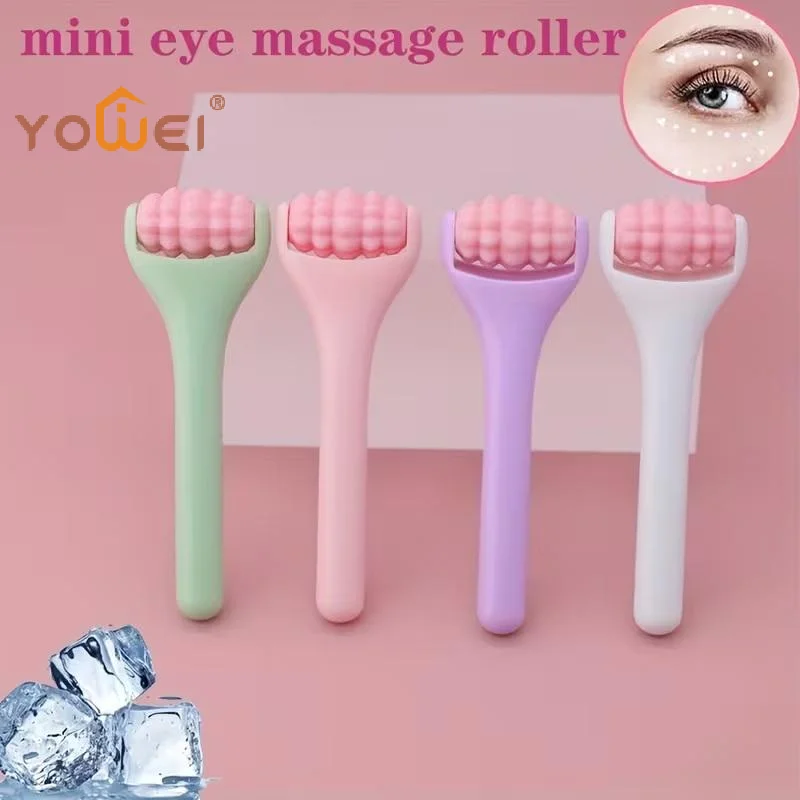 Latest Mini Handheld Roller Massager Facial Eye Relaxation Skin Care  Facial Roller For Puffiness Eye Bags Eye Muscle Ache