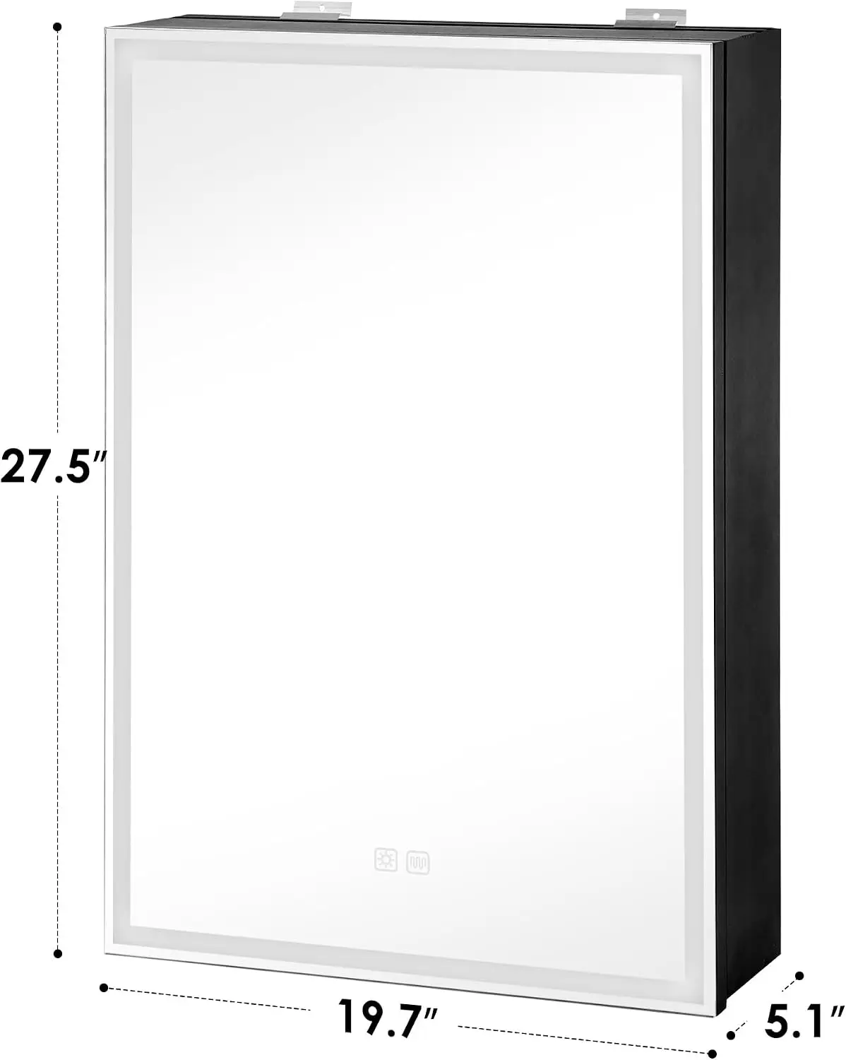 LED Lighted Medicine Cabinet Inch–Aluminum Bathroom, Customized