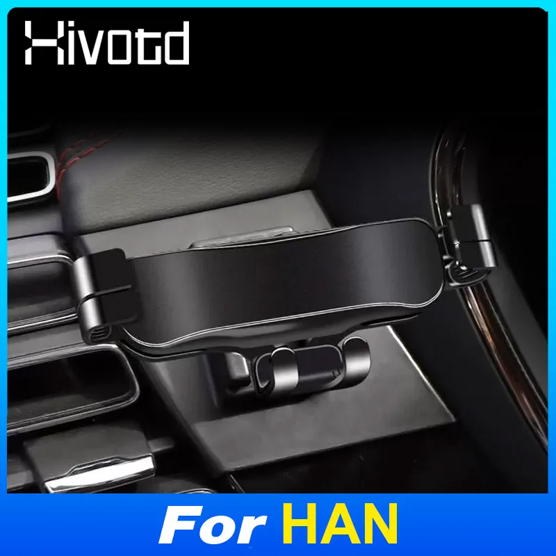 

360 Degree Rotating Automotive GPS Navigation Bracket Car Stand Phone Holder For BYD HAN 2023 2024 Interior Stylings Accessories