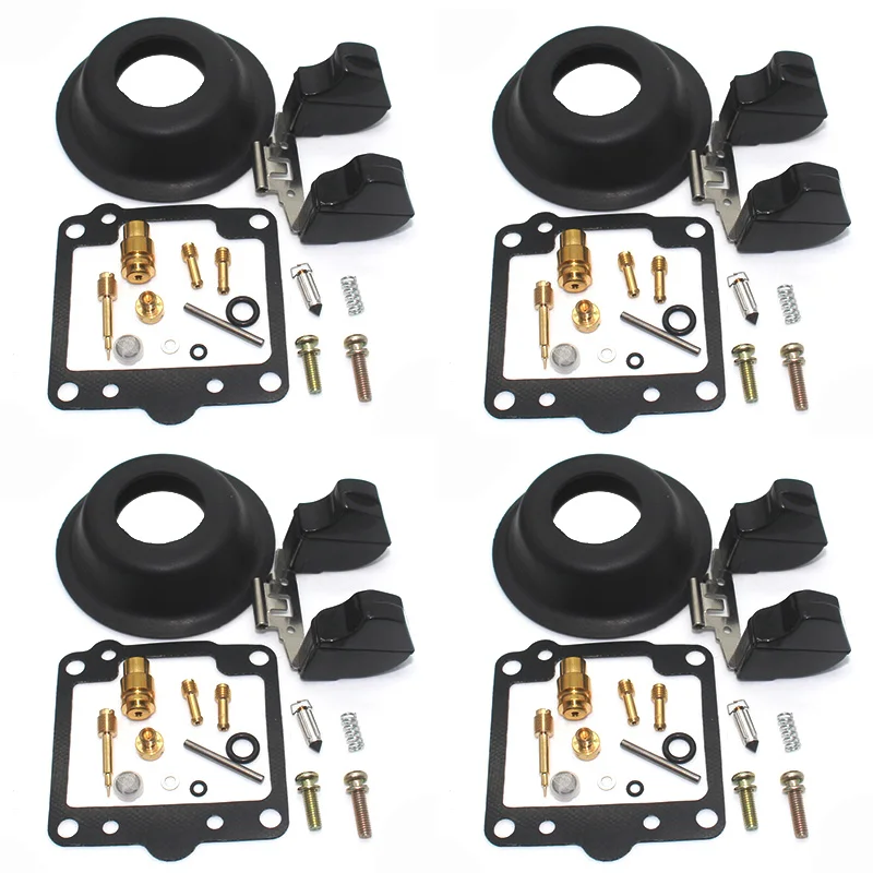 4 set for XS1100L 1980-1981 XS1100S XS 1100 1100L 1100S Motorcycle carburetor repair kit plunger diaphragm float