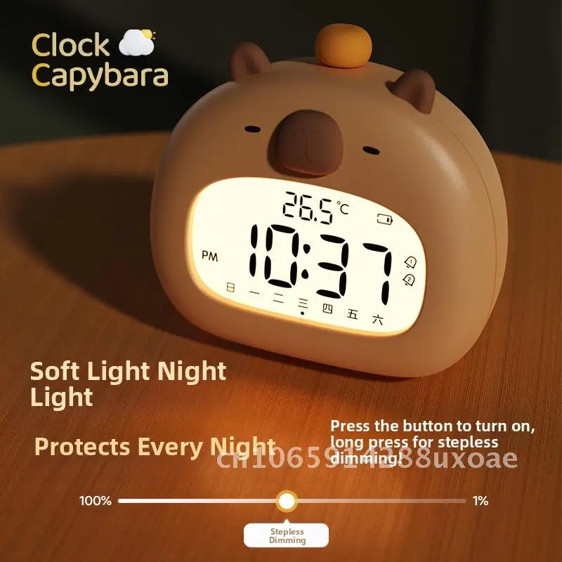 

English version of alarm clock multi-function electronic USB charging student learning with countdown learning clock