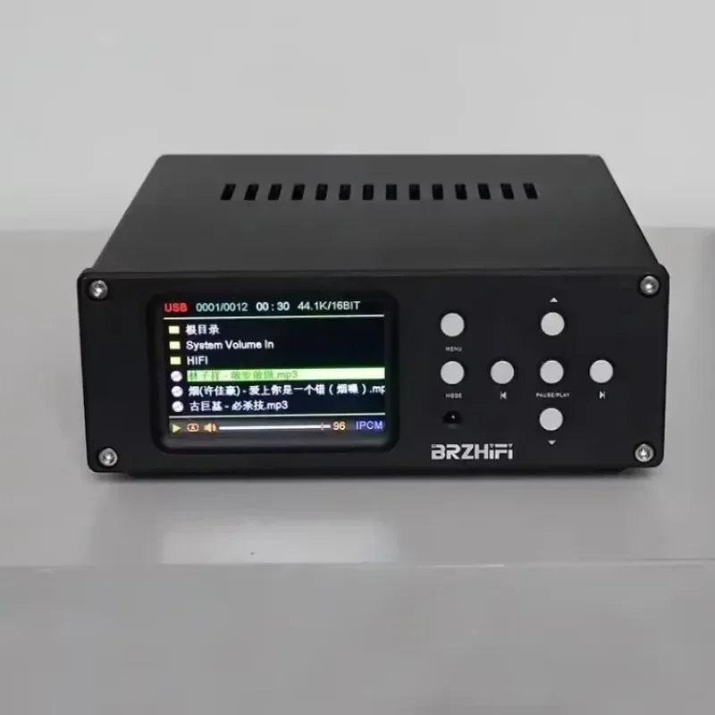 2026 New BRZHIFI Aluminum Chassis DIY Digital Amplifier Turntable USB DSD DAC Lossless Audio 2 Channel Hifi CD Player