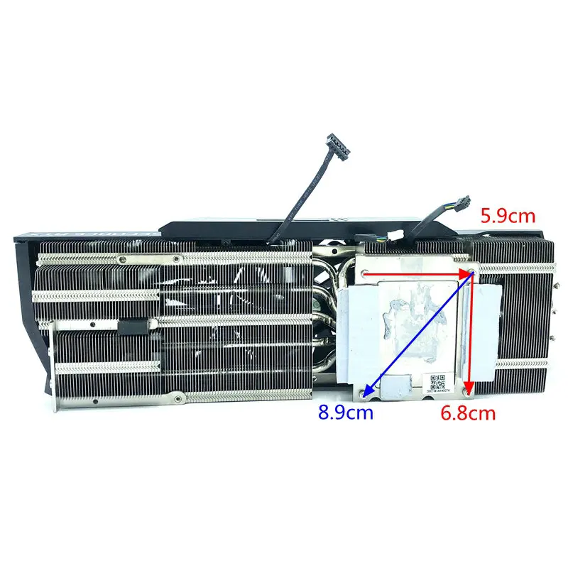 The Cooler for Zotac RTX3080Ti Graphics Video Card With Backplate