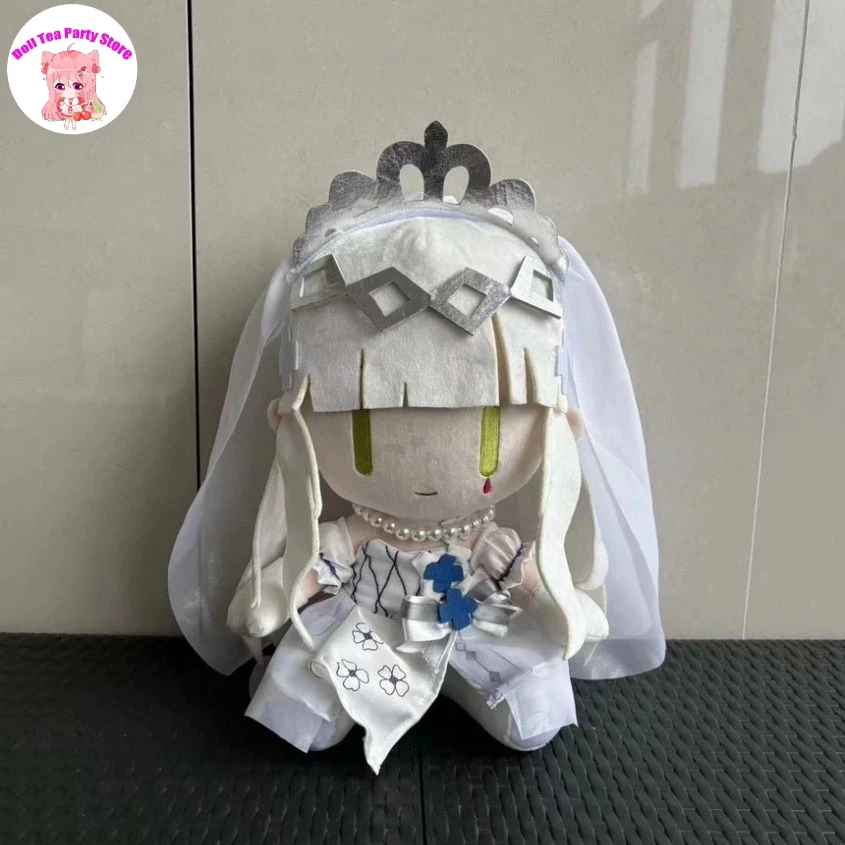

Game Girls' Frontline HK416 Fufu Sitting Cotton Doll Gift Plush Stuffed Figurine Toys Plushie Clothes Outfit Pillow