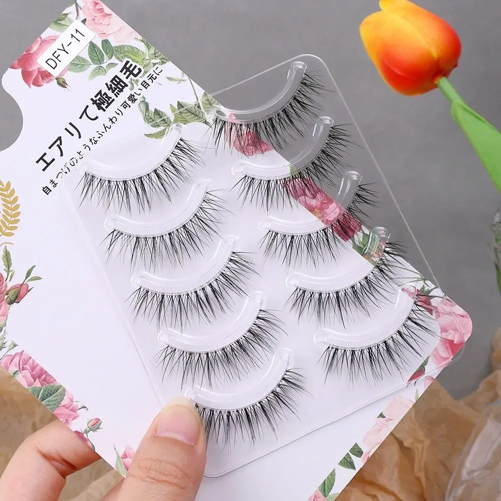 Faux Mink ขนตาปลอม Handcrafted 3D Volume Eye Lashes ปุยธรรมชาติยาว Natural Lashes Eyelash Extension