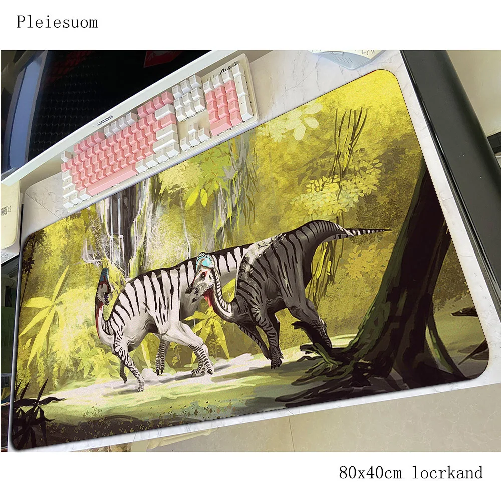 

Dinosaur mousepad 80X40CM gaming mouse pad big gamer mat big game computer desk padmouse keyboard Halloween Gift large play mats