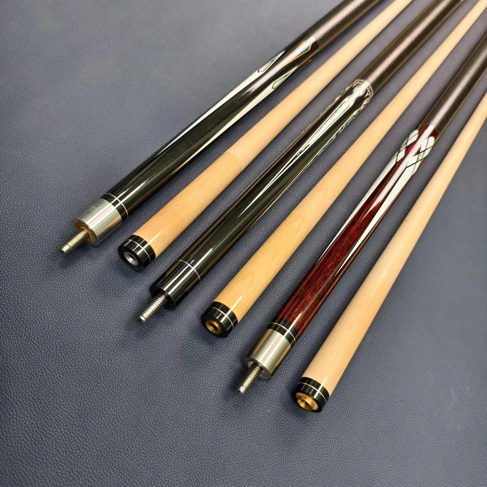 تجمع جديلة البلياردو جديلة عصا البلياردو ملحق 57.5 بوصة أنيق المهنية السنوكر جديلة تجمع عصا للبالغين لعبة بركة #5