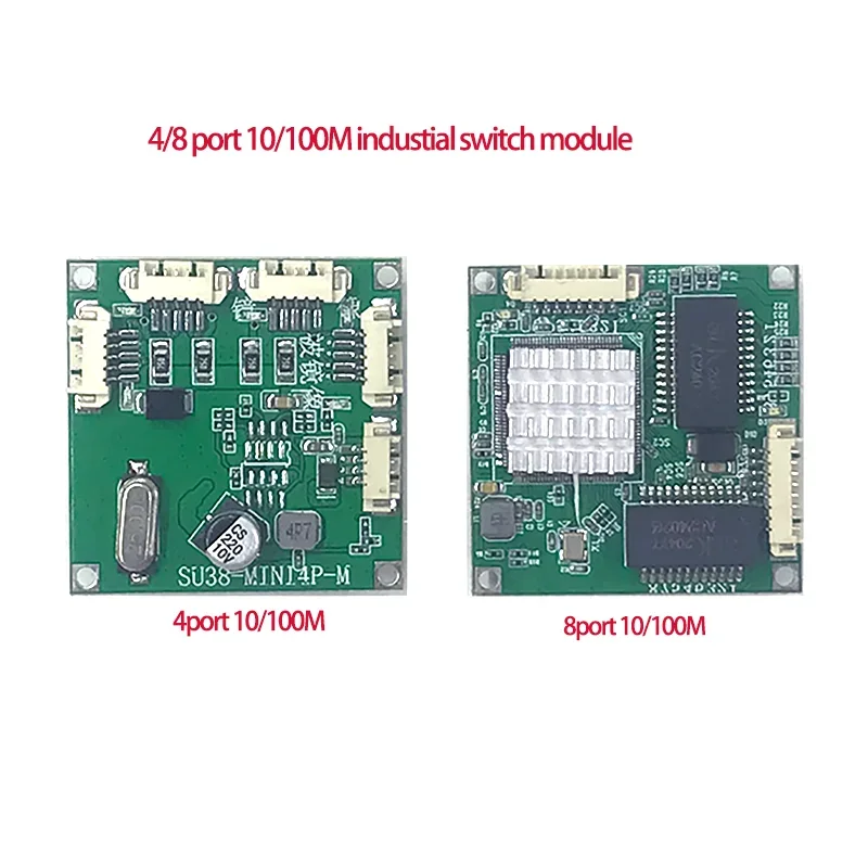 

Mini PBCswitch module PBC 4/8Ports Network Switches Pcb Board 10/100M indutrial switch module,