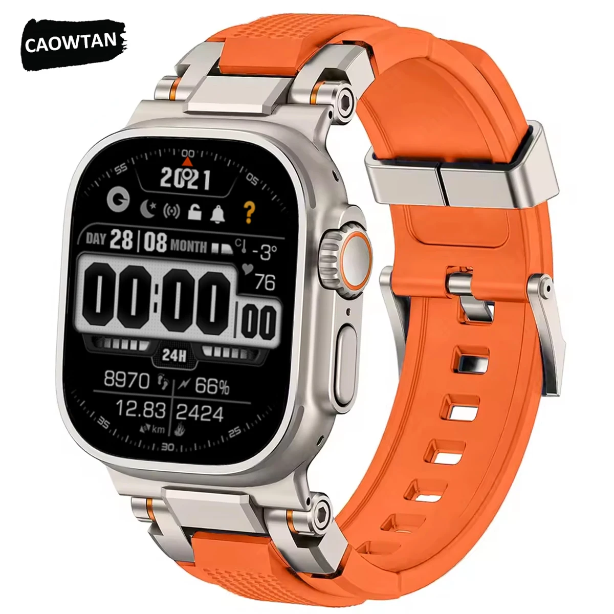 Herrenarmband für Apple Watch Band Ultra 3/2 49 mm 46 mm 45 mm 44 mm 42 mm Sport-TPU-Silikonarmband für Iwatch Serie 11 10 9 8 7 6
