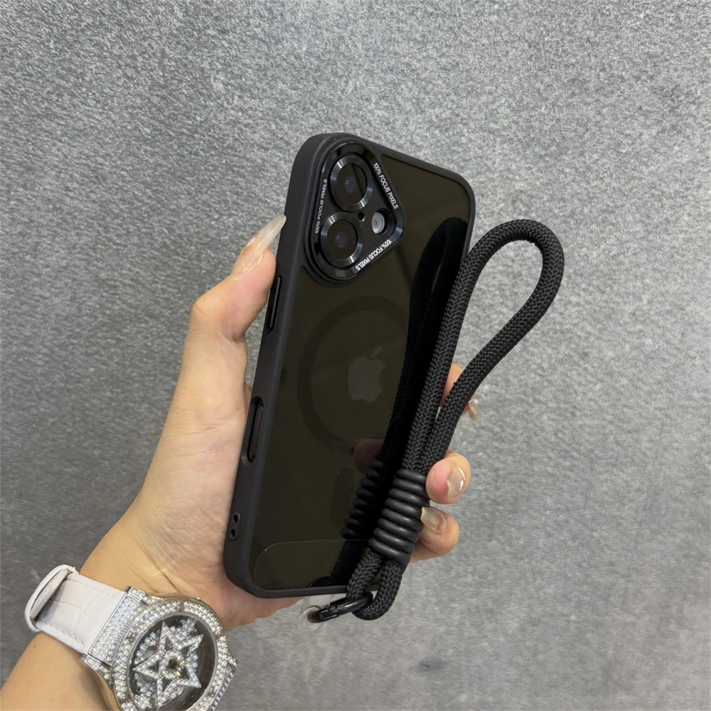 Casing Ponsel Bening Tali Perg - Clear Magsafe Case ulasan dan harga