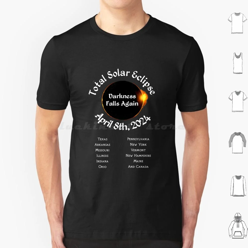 2024 U.s. Total Solar Souvenir-Texas , , Missouri , Illinois , Indiana , Pennsylvania , Ny , Vermont , N. Hampshire , And Maine
