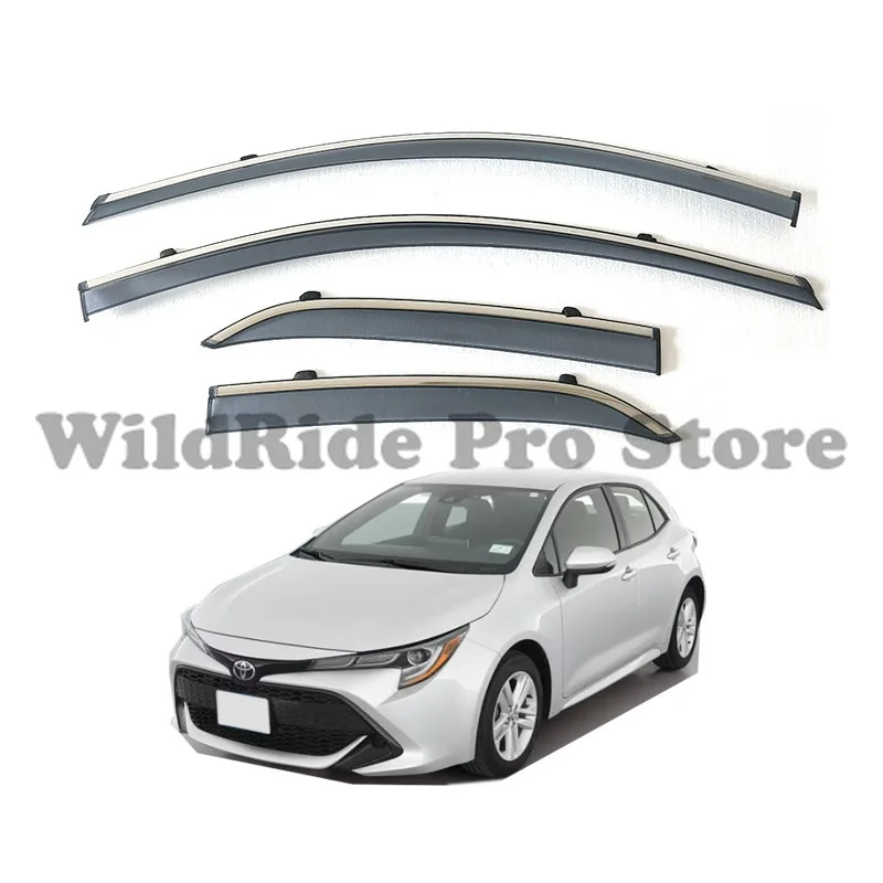 1 set Dedicated 2019-2024 Toyota Corolla Hatchback Rain Visor Window Deflector