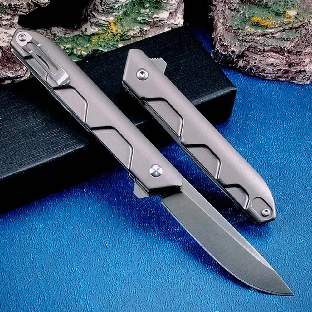 

Портативный складной нож с лезвием D2 и рукояткой из алюминия T6, многофункциональный инструмент для охоты, кемпинга, туризма и выживания на природе