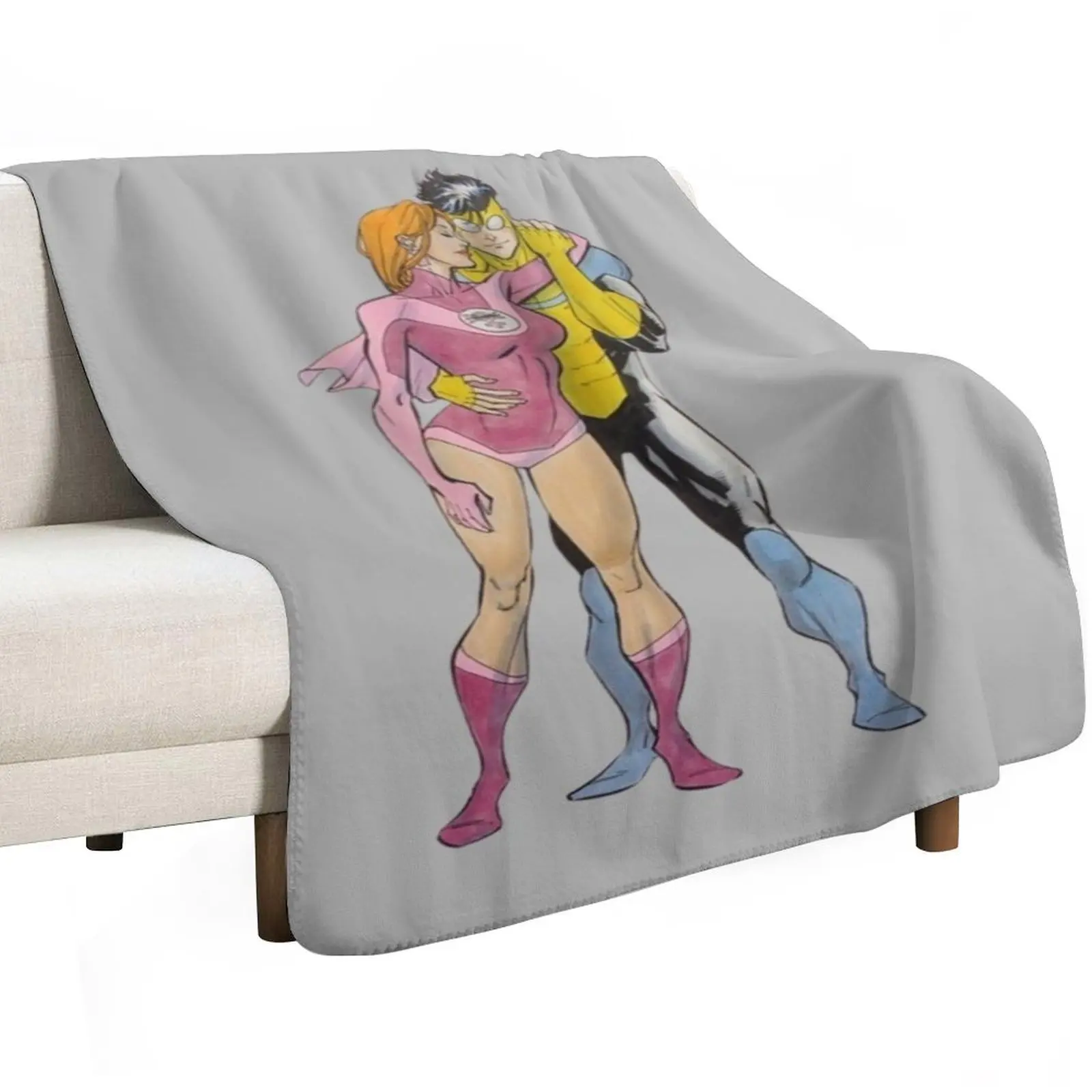 

Invincible Throw Blanket Plaid on the sofa Winter beds Bed Retros Blankets