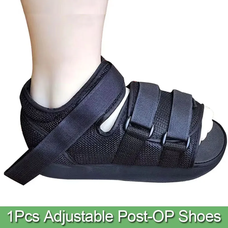 Post op Shoes for Broken Toe Medical Walking shoes Cast Foot Brace for Foot Surgery Operation,Fracture or Ulcer-Left Right Foot