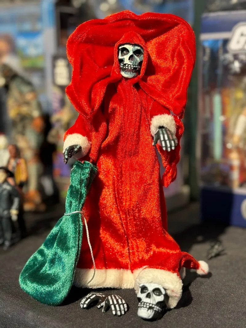 Klassische Musik Rock Punk Band Fiend Skeleton Weihnachten Santa Claus Stil Neca Action Figur Modell Spielzeug Original Sammeln