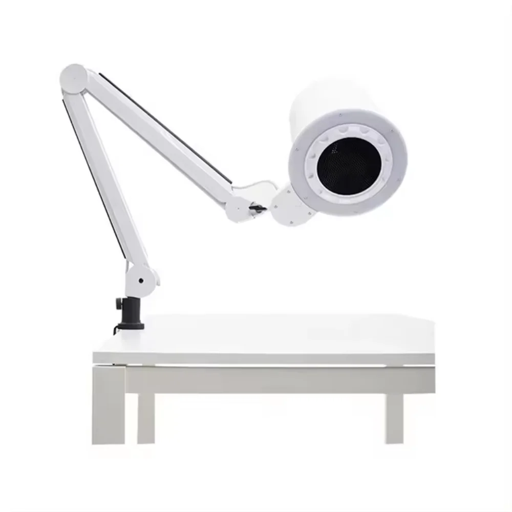 Factory Direct 2026 Two-in-One Shadowless Lamp Nail Dust Collector Client Manicure Tables