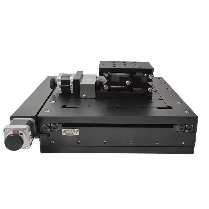 Motorized Three Dimensional Combined Stage XY Axis Translation And Z Axis Lifting