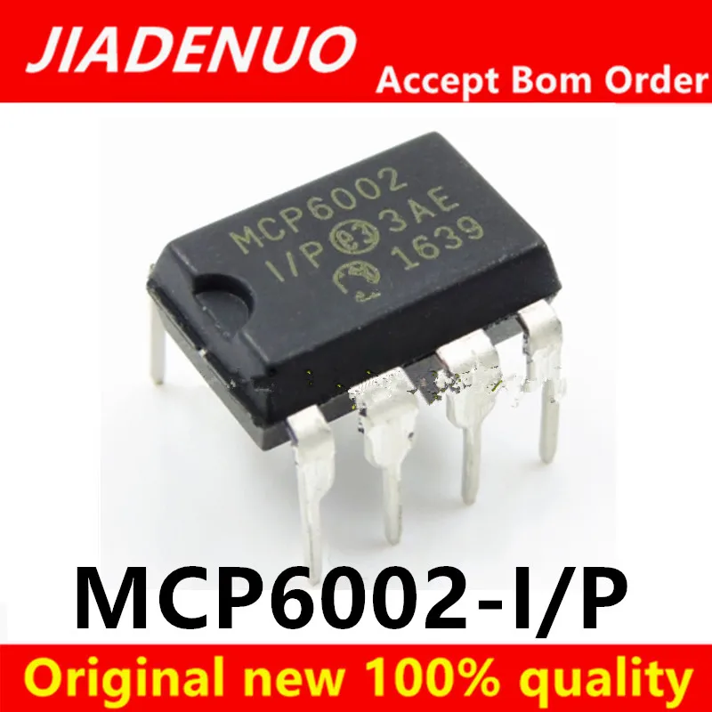 (10-20 piezas) 100% nuevo chipset MCP6002-I/P MCP6002 DIP-8 original