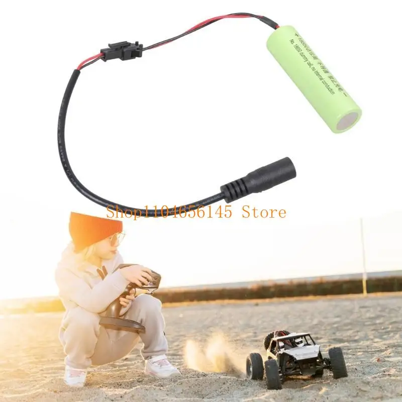 

5asd 0V 18650 Dummy Cell 28cm Power Cable For Flashlights Toy Small Fan Power Supply