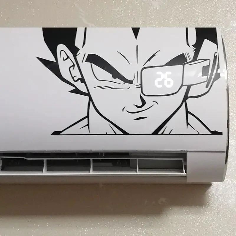 Autocollants de voiture Dragon Ball noir et blanc, autocollants de style japonais pour couvrir les rayures et décorer. Idéal comme cadeau amusant pour les amis