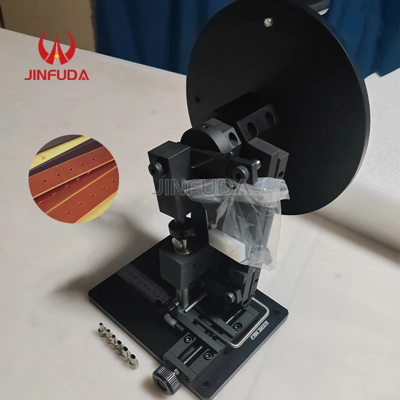 

Manual Leather Belt Hole Punch Machine - Heavy Duty Handheld Punching Tool for DIY Crafting