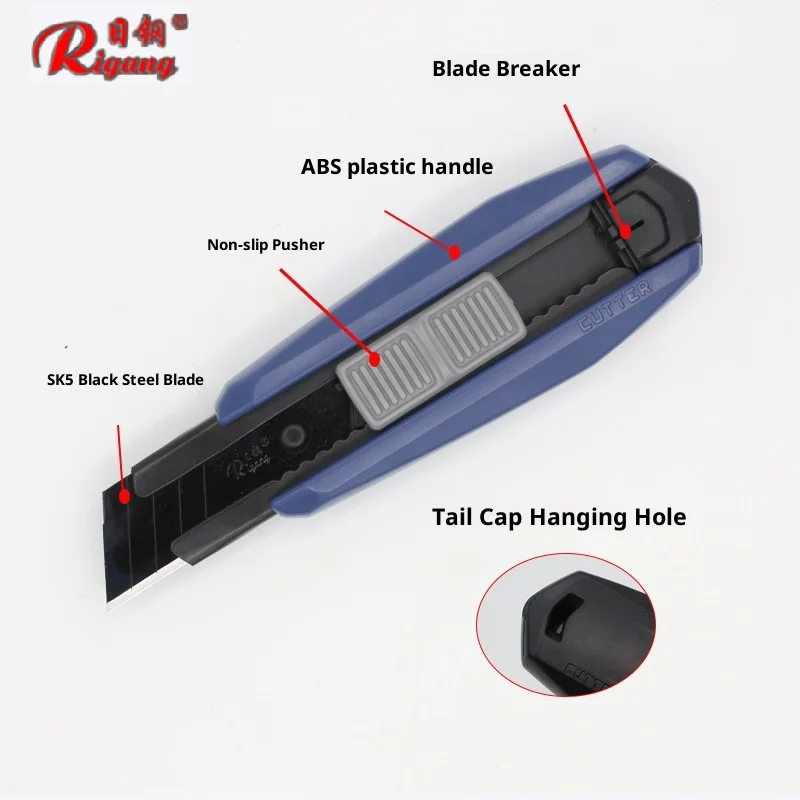 Mini 18mm Precision Craft  Art Knife 5 Replaceable Blade For Wallpaper Cutting Unpacking Student & Office Craft Practical Tools