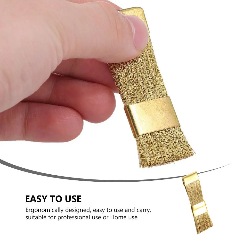 1pc Copper Wire Drill Cleaning Brush Mini Portable For Nail Dust Removal Manicure Tools Nail Art Equipment Grinder Accessory view 4