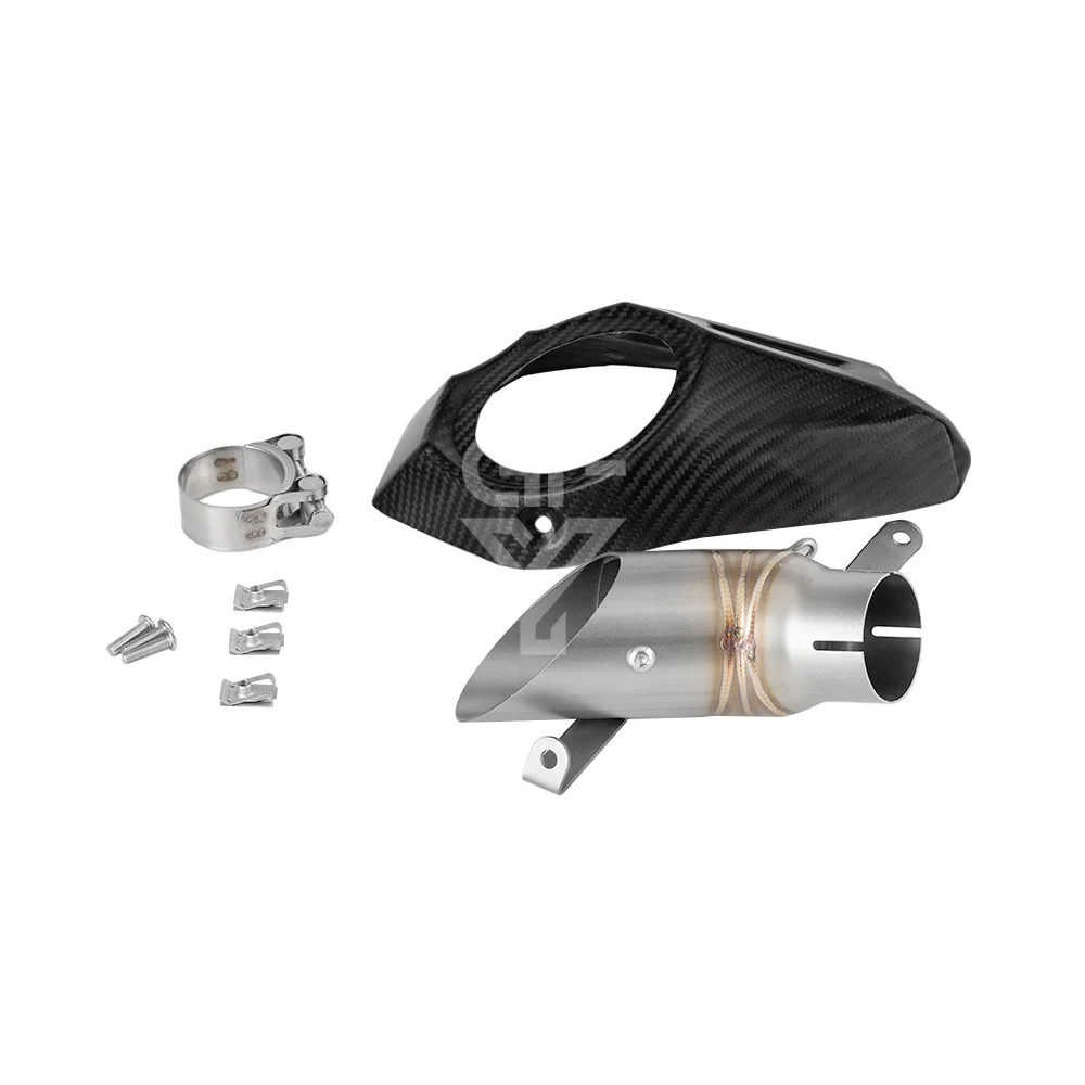 

For Ducati Panigale 959 2016 to 2019 1299 Panigale / R / S Escape Slip-on Motorcycle Exhaust Pipe With Carbon Fiber Heat Shield