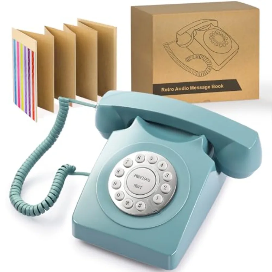

Аудио-гостевая книга для свадьбы: телефон для записи сообщений гостей, ретро-аудио-гостевая книга для свадьбы, детского праздника, сообщений, голосовой почты, сохранение сообщений.