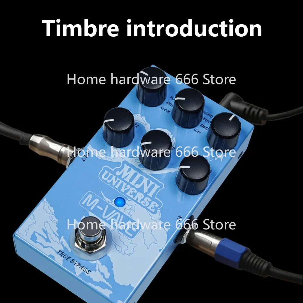 

Analog Reverberation Guitar Effect Pedal Mini Single Block Pedal Pure Analog Processor Effector with True Bypass