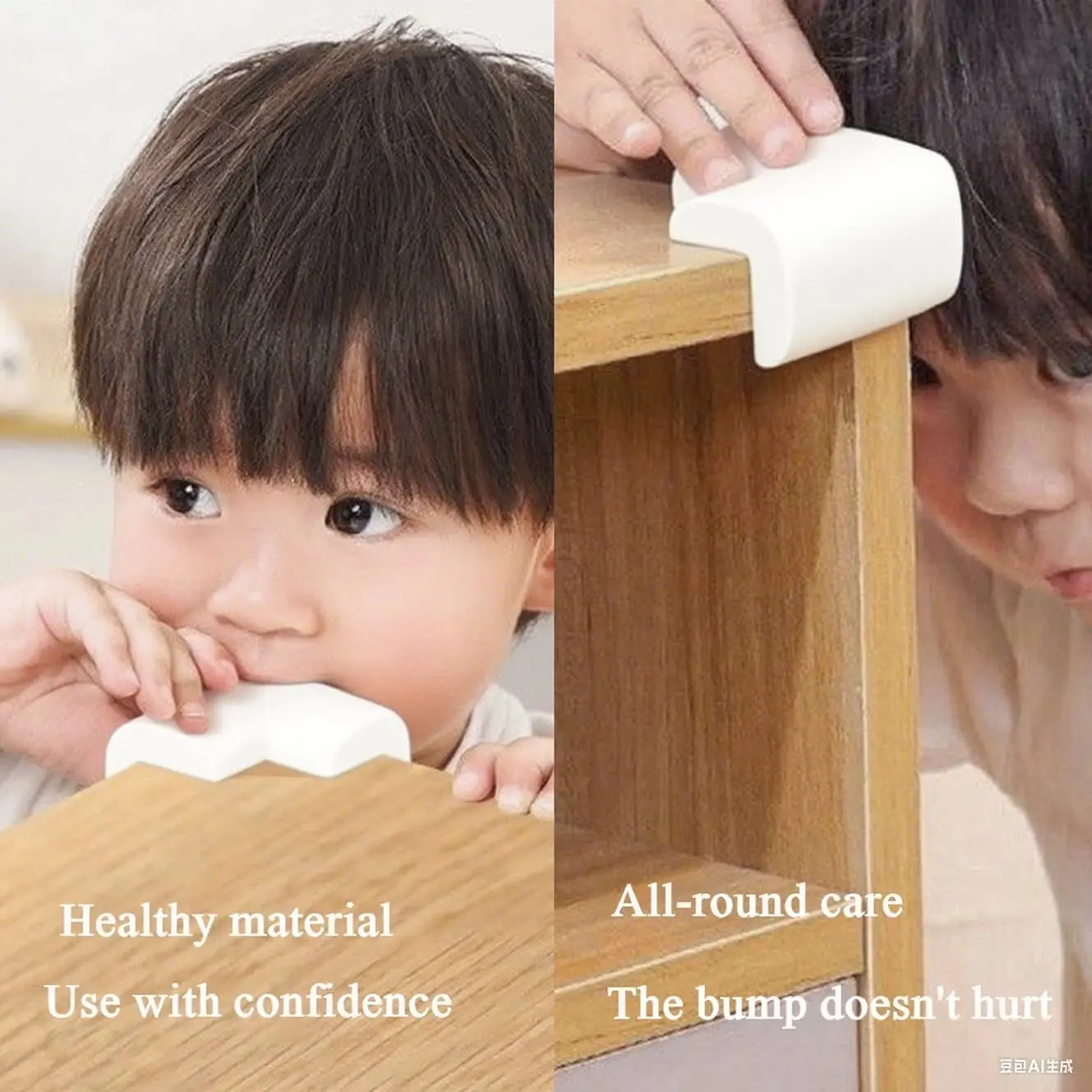 10 PC High-Quality NBR Baby Safety Table Corner Protectors L-Shaped Child Anti-Collision Corner Guard for Furniture Protection