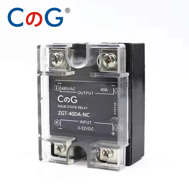 

CG 60A 80A 100A DD NC Normally Closed SSR Single Phase DC Control DC Heat Sink SSR-60DD 80DD 100DD NC Solid State Relay