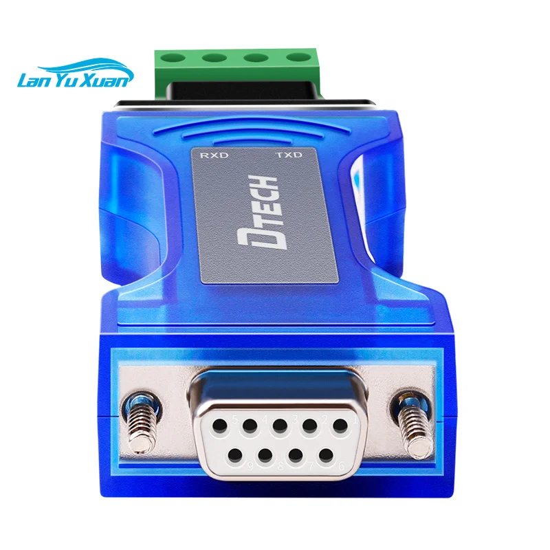 DTech RS232 to RS485 Converter Serial Communication Data Adapter With TX RX LED Indicators and Terminal Board