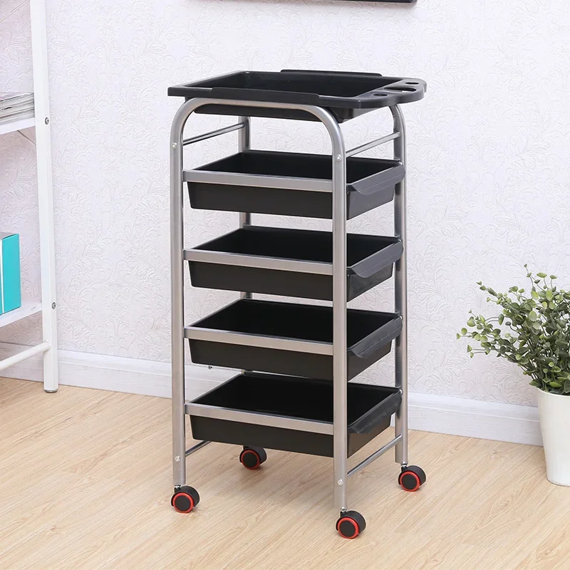 Beauty Salon Cart Equipment Furniture Hairdresser Trolley Rollers Tool Auxiliary Spa Aesthetic Wheels Mobile Food Serving