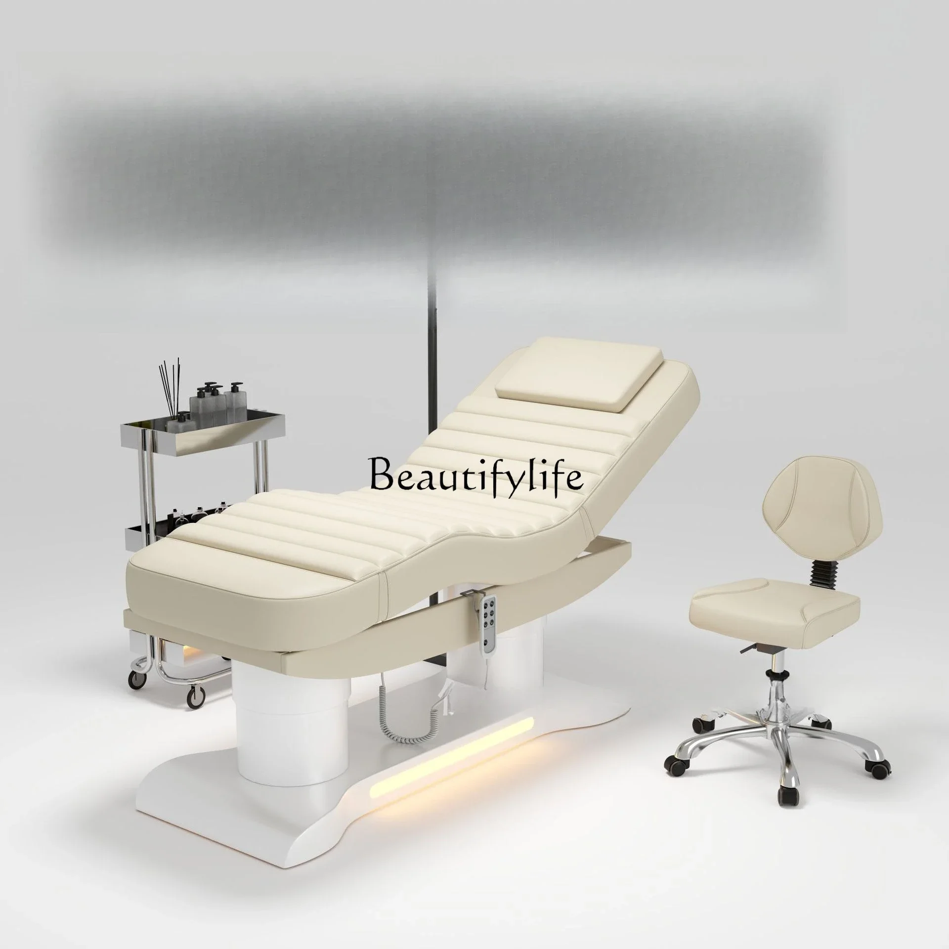 01-Electric Beauty Bed Beauty Salon Facial Management Spa Massage Thermostatic Heated Treatment Bed