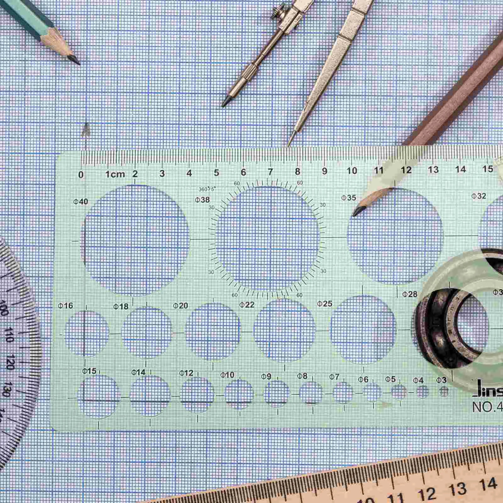 

3 Pcs Geometric Measurement Drawing Template Ruler Architecture Templates Students Rulers Supplies Plastic Stationery Stencil