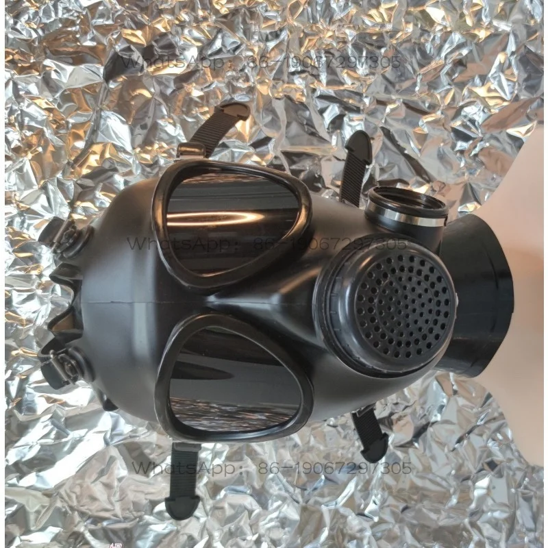 

Mask Breath Control, Silver Plated Single Lens Black Lens Full Mask